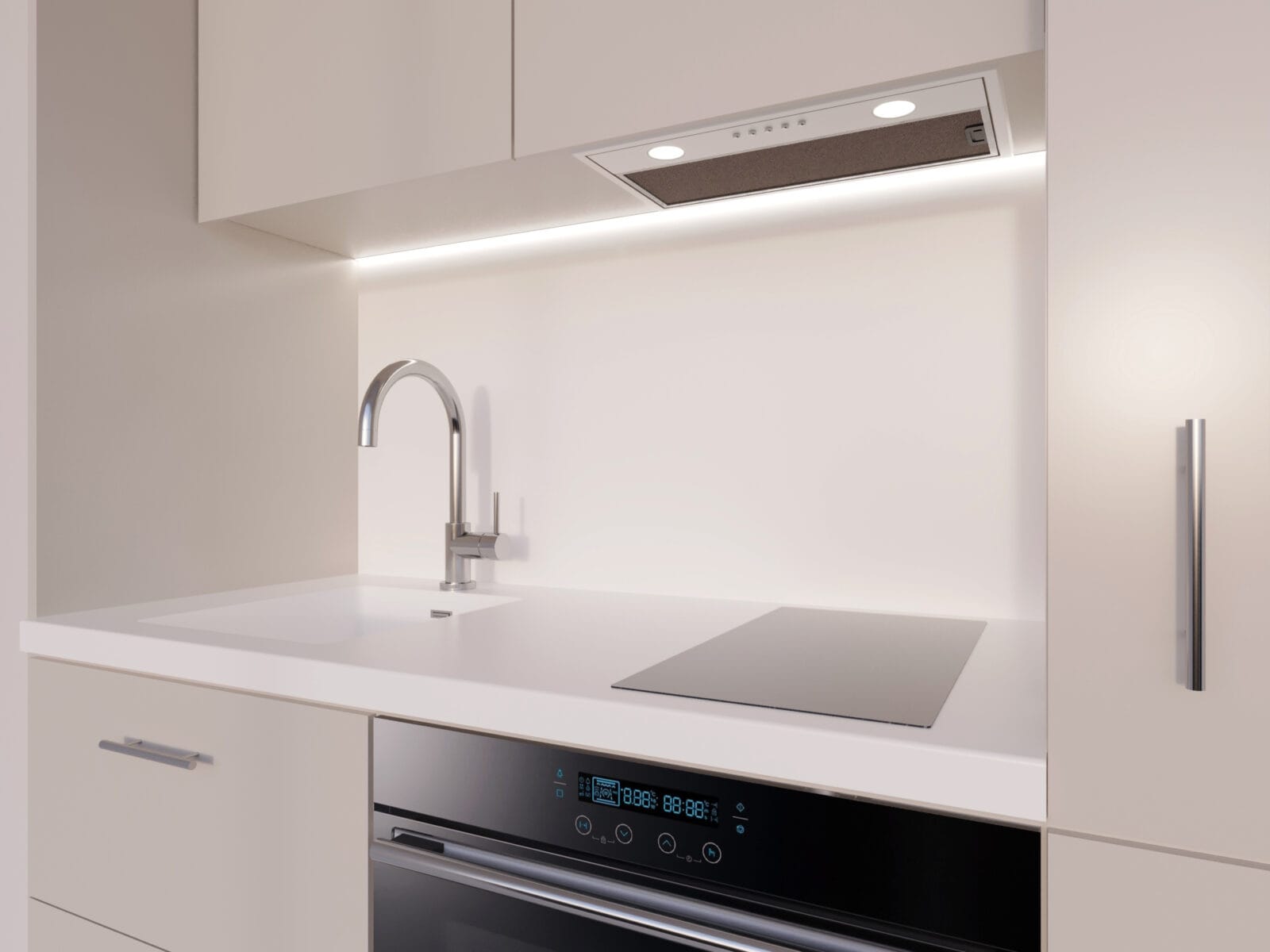 Wizualizacja klasycznej kuchni