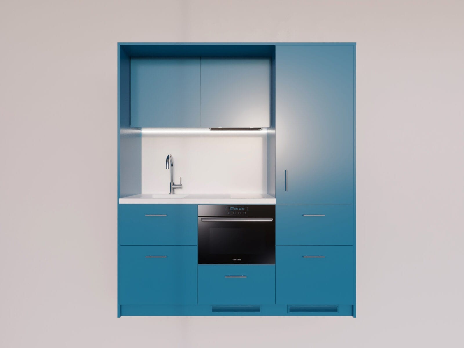 Wizualizacja klasycznej kuchni