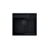 GLOBALO Zlewozmywak granitowy SILVANO 60.1 BLACK/BL Mat